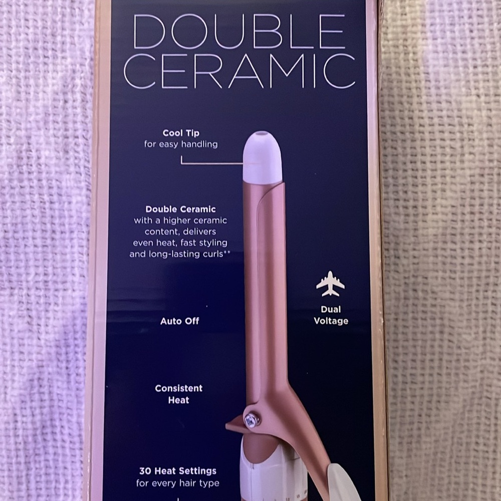 NIB Conair Double Ceramic Curling Iron - Picture 6 of 8